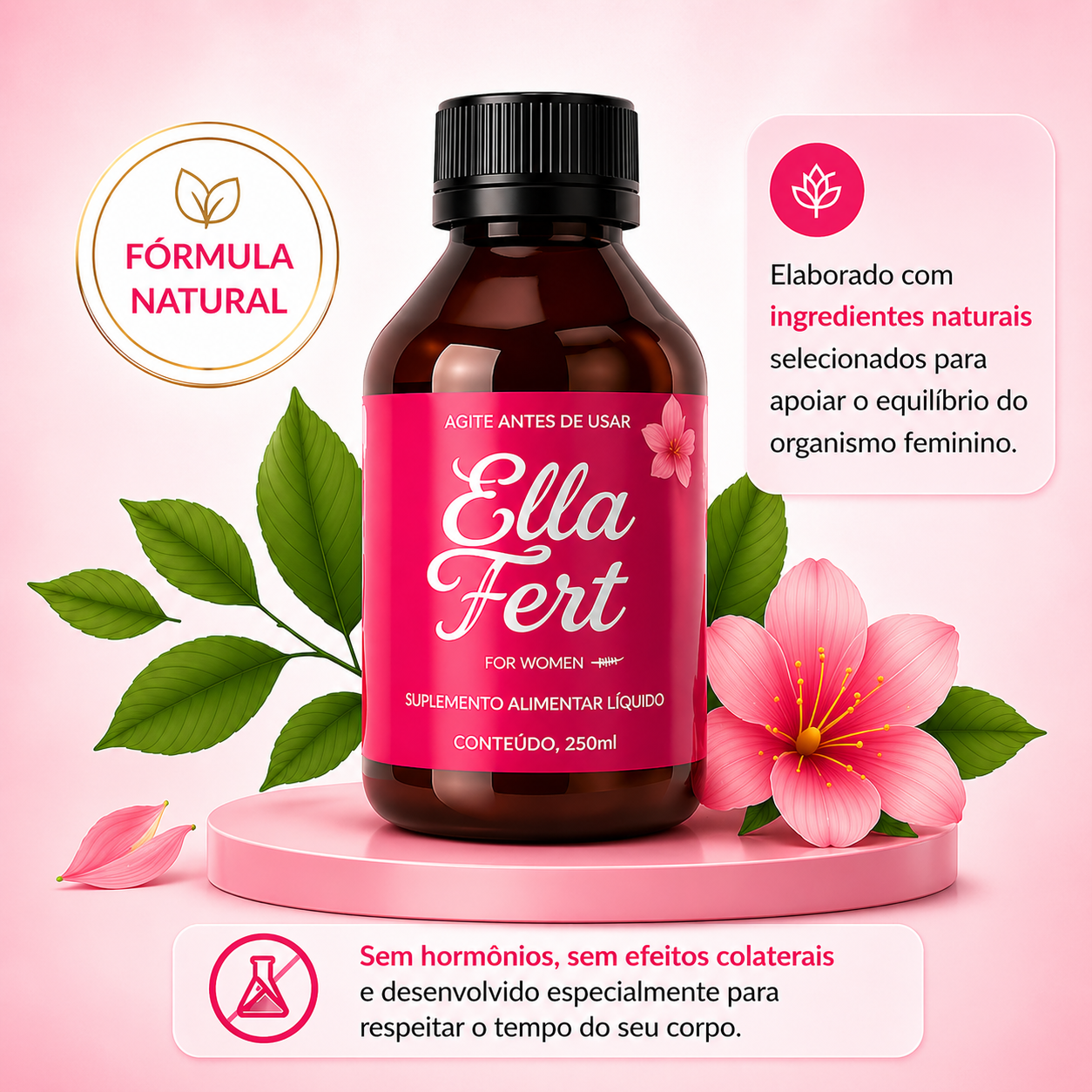 Ella Fert — fórmula natural com ingredientes selecionados